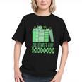 All Booked For St Patrick's Day Book Lover Lucky Shamrock Graphic Youth