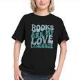 Books Are My Love Language Retro Book Quote Graphic Youth Books Are My Love Language Retro Book Quote Graphic Youth
