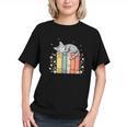 Books Lover Cute Sleepy Cat Relax Reading Vibe Graphic Youth