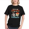BOOKS AND MAINE COONS ARE MY THERAPY Main Coon Graphic Youth