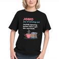 Books Saying JOMO Joy Of Missing Out For Bookworms Graphic Youth