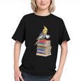 Bookworm Cockatiel Bird Reading Books Drinking Coffee Lover Graphic Youth