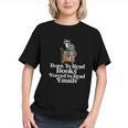 Born To Read Books Forced To Read Emails Book Lover Bookworm Graphic Youth