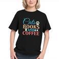 Cats Books And Coffee Graphic Youth