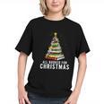 Christmas Book Tree All Booked For Xmas Graphic Youth Christmas Book Tree All Booked For Xmas Graphic Youth