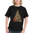 Christmas Tree Bookshelf Book Lover Library Graphic Youth