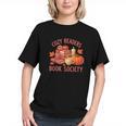 Cozy Readers Book Society Teacher Reading Floral Pumpkin Tee Graphic Youth Cozy Readers Book Society Teacher Reading Floral Pumpkin Tee Graphic Youth