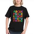 Cute ABCs Shirt Alphabet Colorful Letters Reading Books Kids Graphic Youth