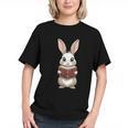Cute Bookworm Bunny Reading For Kids And Teachers Graphic Youth