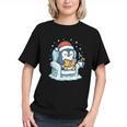 Cute Christmas Penguin Reading Book Cozy Winter Holiday Art Graphic Youth
