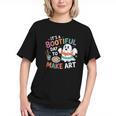Cute Ghost Book Halloween Spooky Boo School Art Teacher Graphic Youth