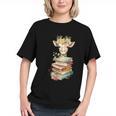 Cute Giraffe With Book Floral Bookworm Librarian Book Lover Graphic Youth Cute Giraffe With Book Floral Bookworm Librarian Book Lover Graphic Youth