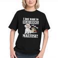 Cute Glasses Read Books & Pet My Maltese Lover Graphic Youth