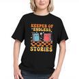 Cute Librarian Library Book Lover Keeper Of Endless Stories Graphic Youth