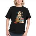 Cute Reading Chicken With Glasses Books Bookworm Reader Book Graphic Youth
