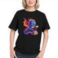 Dragon Reading a Book Bookworm Book Lover Graphic Youth Dragon Reading a Book Bookworm Book Lover Graphic Youth