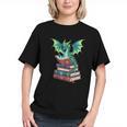 Dragon Reading Books Fantasy Lovers Mythical Creatures Graphic Youth