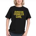 Dungeon Crawler Carl Yellow Text Logo LitRPG Series Book Graphic Youth