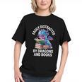 Easily Distracted By Dragons And Books Graphic Youth Easily Distracted By Dragons And Books Graphic Youth
