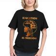 Education Is Freedom Teacher Book Black History Month Graphic Youth Education Is Freedom Teacher Book Black History Month Graphic Youth