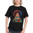 Education Is Freedom History Girl Women Book Lover Graphic Youth