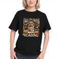 Fall In Love With Reading Book Autumn Pumpkins And Teachers Graphic Youth