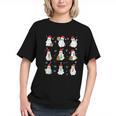 Ghosts Wearing Santa Hats Reading Books Christmas Book Lover Graphic Youth Ghosts Wearing Santa Hats Reading Books Christmas Book Lover Graphic Youth