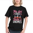 This Girl Loves Books And Gnomes Gardener Dwarf Garden Gnome Graphic Youth