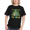 Goods Luck Read Librarian Book Patrick Days Shamrock Clover Graphic Youth