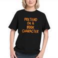 Halloween Pretend I'm Book Character Costume Lazy Adult Kids Graphic Youth