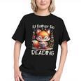I'd Rather Be Reading Cute Fox Book Lover Reader Bookworm Graphic Youth