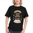 Just One More Chapter Cozy Book Lover Reading & Coffee Graphic Youth