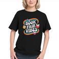 Library Book Fair Vibe Groovy Retro School Reading Nostalgic Graphic Youth Library Book Fair Vibe Groovy Retro School Reading Nostalgic Graphic Youth