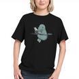 Manatee Reading Book Bookworm Manatees Ocean Animal Lover Graphic Youth