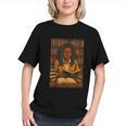 Melanin Girl Locs Book Lover Librarian Teacher Student Graphic Youth