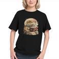 Nerdy Bearded Dragon Glasses Book Reading Graphic Youth