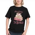 Not Today I'm Booked Book Lover Book Stack Coquette Bow Graphic Youth