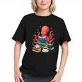 Octopus Reading Books Tea Coffee Graphic Youth