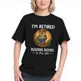 Owl I'm Retired Reading Books Is My Job Graphic Youth