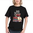 Raccoon Reading Books Matching Bookworm Readers Librarian Graphic Youth