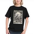 Read In Peace Skeleton Book Lover Bookworm Book Graphic Youth
