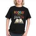 Reading Books Bibliophile Hooray It's Library Day Graphic Youth Reading Books Bibliophile Hooray It's Library Day Graphic Youth