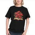 Red Roses Flowers Book Floral Graphic Youth