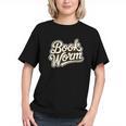 Retro Book Worm Reading For Book Lovers Graphic Youth Retro Book Worm Reading For Book Lovers Graphic Youth