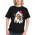 Retro Ghost Reading Book With Cat Bookish Club Christmas Men Women Kids Graphic Youth