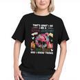 School Secretary Read Books And Know Things Flowers Flamingo Graphic Youth