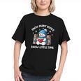 Snow Many Books Snow Little Time Snowman Reading Book Graphic Youth
