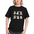 Snowman Reading Books Teacher Christmas Librarian Bookworm Graphic Youth