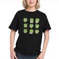 Teacher Reading Shamrock St Patrick’s Day Book Lover Kids Graphic Youth