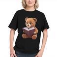 Teddy Bear Reading a Book Graphic Youth Teddy Bear Reading a Book Graphic Youth